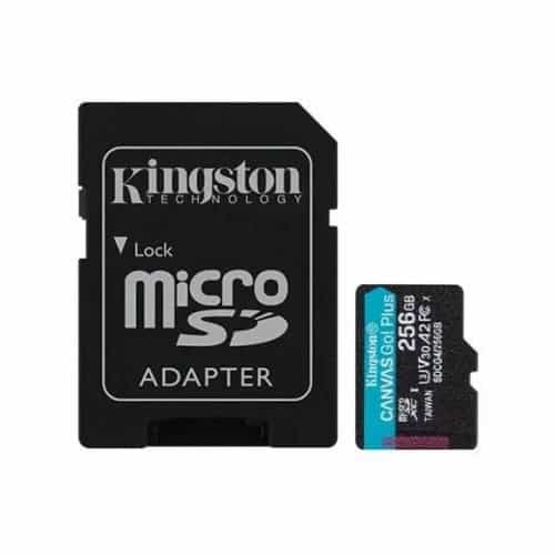 MicroSD 256GB, Canvas Go! Plus, Class10 UHS-I U3 V30 A2, R/W 200/160MB/s