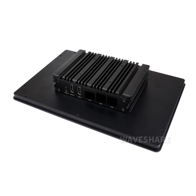 Komplet, HMI touch ekran 10.1 inč, RPi 4 8GB, OS, metalno kućište, 1280x800