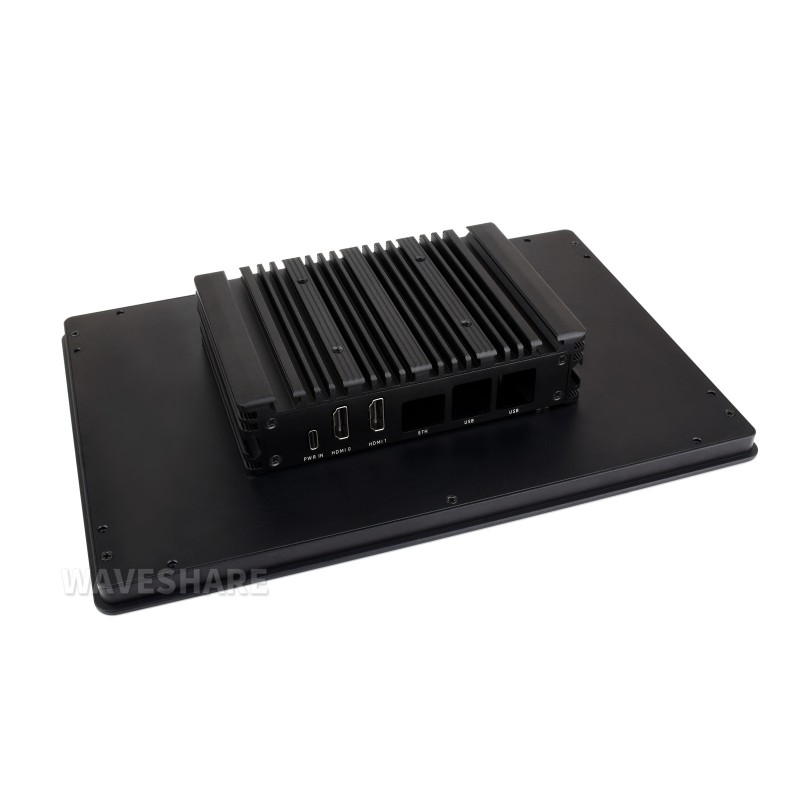 Komplet, HMI touch ekran 10.1 inč, RPi 5 8GB, OS, metalno kućište, 1280x800