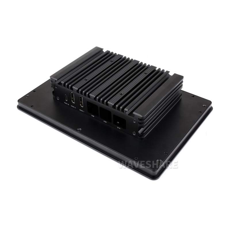 Komplet, HMI touch ekran 8 inča, RPi 4 4GB, metalno kućište, 1280x800