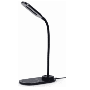 TA-WPC10-LED-01-MX Black  LED Stona lampa + QI bezicni punjac max10W