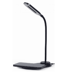 TA-WPC10-LED-01-MX Black  LED Stona lampa + QI bezicni punjac max10W