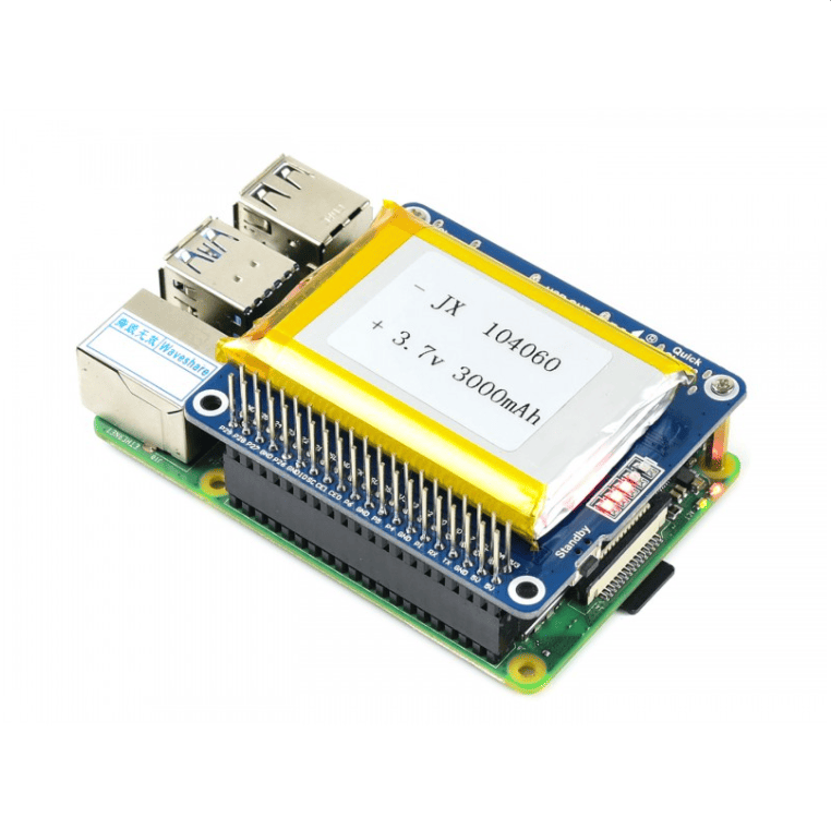 Li-polymer Battery HAT UPS