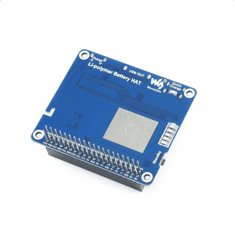 Li-polymer Battery HAT UPS