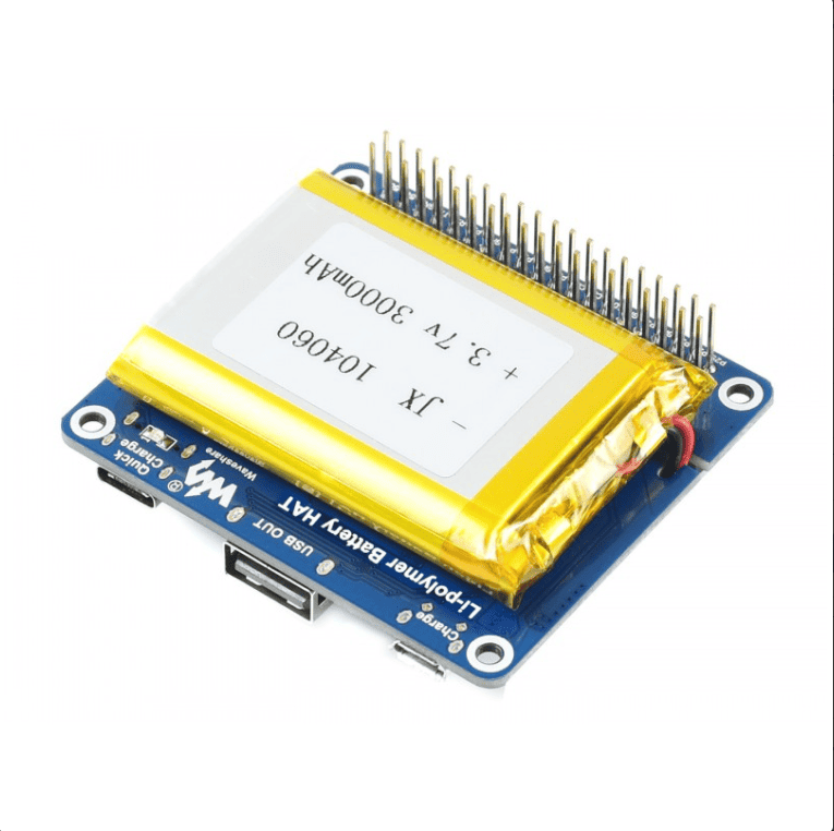 Li-polymer Battery HAT UPS