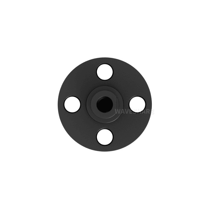 Metal Flat Key Shaft Flange Plate- A