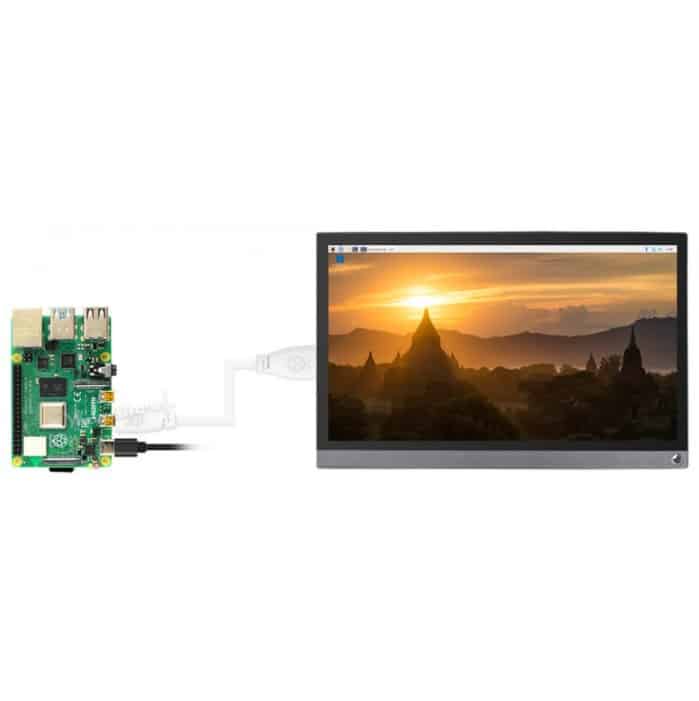 Micro hdmi na hdmi kabl (m/m), 1m, beli, oficijalni Raspberry Pi