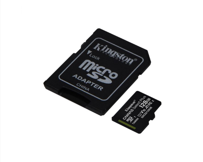 MikroSD mem.kart.128GB Kingston SelectPlus CL10 ba