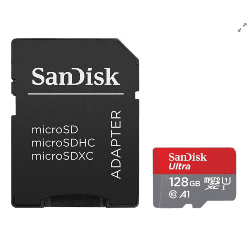 MICRO SD.128GB SanDisk Ultra + adapter SDSQUA4-128G-GN6IA