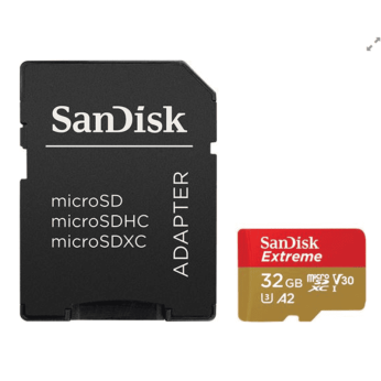 MICRO SD 32GB SanDisk Extreme + adapter SDSQXAF-032G-GN6AA z