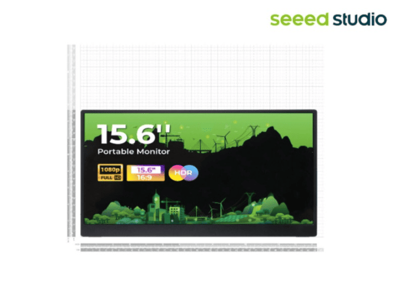 15.6 Inch 1920*1080 Full HD IPS Portable Monitor