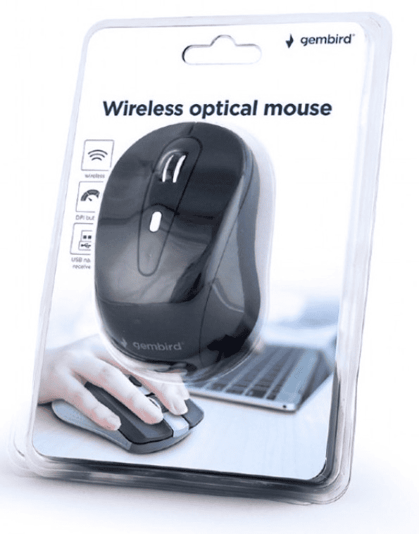 MUSW-6B-01 Gembird Bezicni mis 2,4GHz opticki USB 800-1600Dpi black