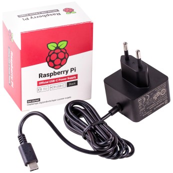 Raspberry Pi 4 napajanje crno