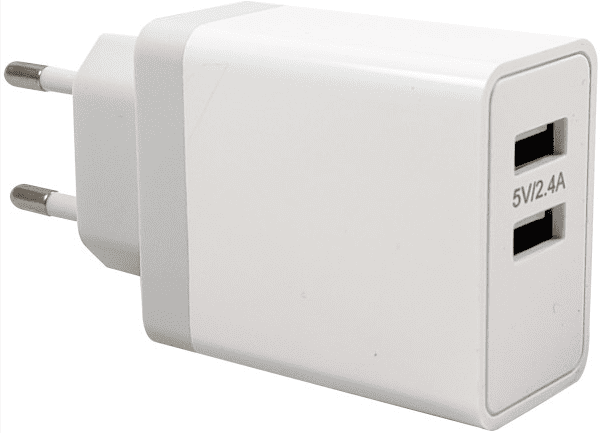 NPA-AC26 punjac za telefone i tablete 2 x 5v /2.4A + 1A 12W + micro USB kabl 1m