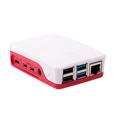 Raspberry Pi 4 kućište crveno belo