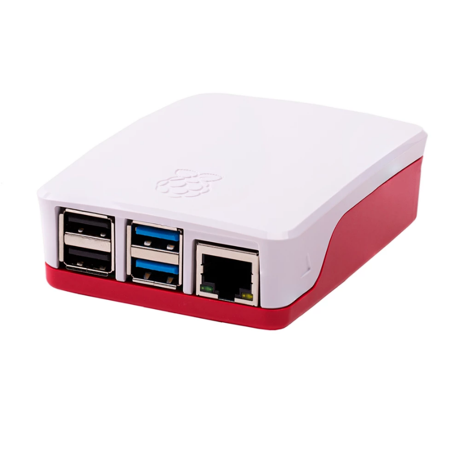 Raspberry Pi 4 kućište crveno belo