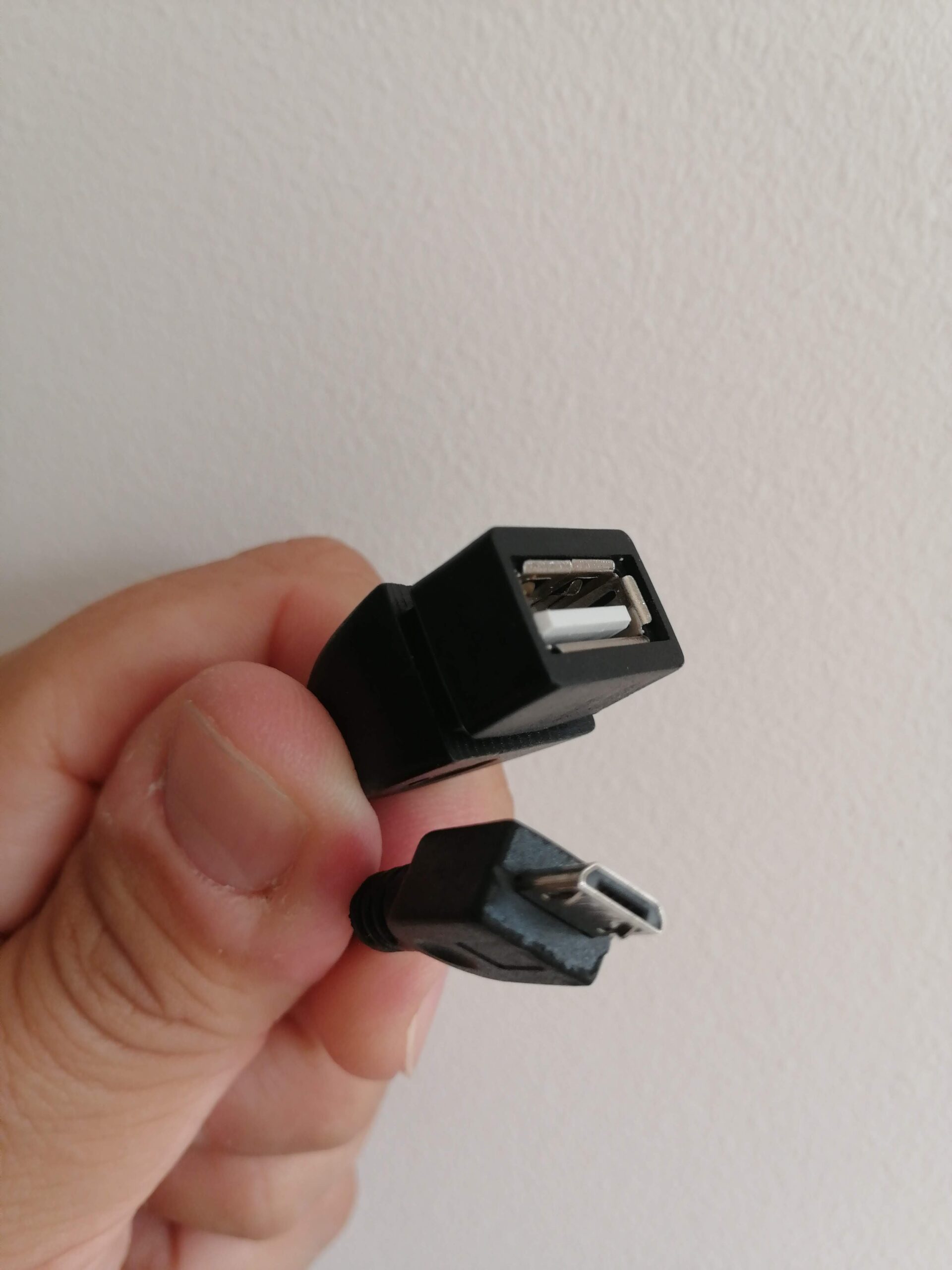 USB OTG na Micro usb kabl, 0.15 m