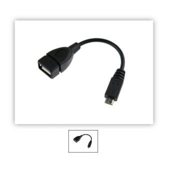 USB OTG na Micro usb kabl, 0.15 m