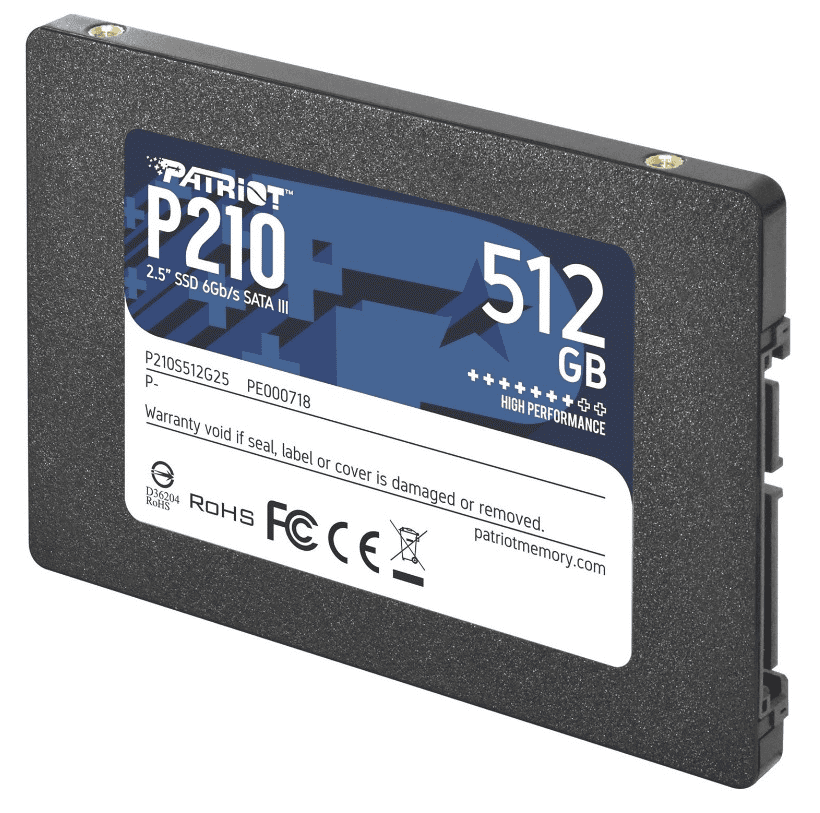 SSD 2.5 SATA3 512GB Patriot P210 520MBs/430MBs P210S512G25
