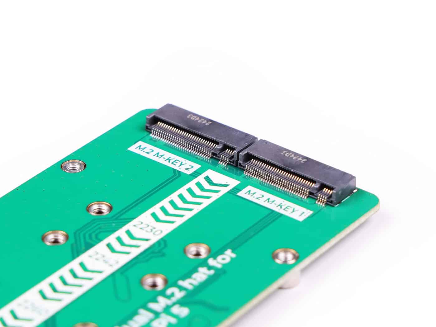 PCIe to dual M.2 hat for Raspberry Pi 5