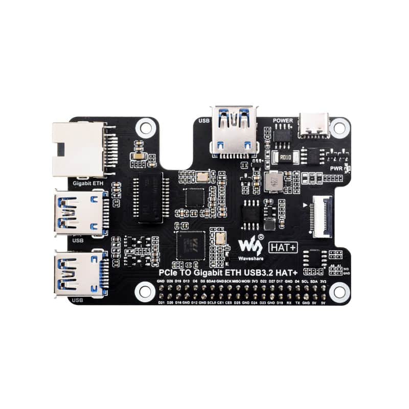 PCIe TO Gigabit ETH USB3.2 HAT+