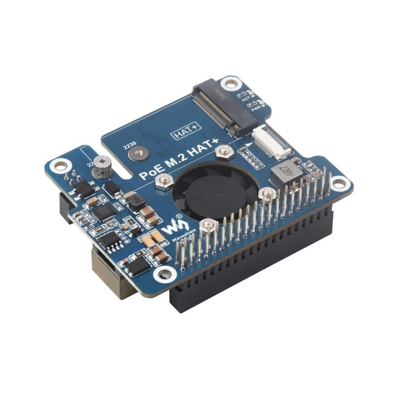 POE M.2 HAT+ Adapter Board --