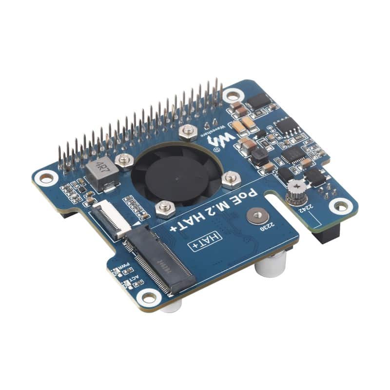 POE M.2 HAT+ Adapter Board --