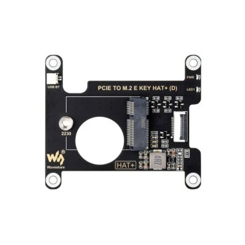 PCIe na M.2 E KEY HAT (D) za Raspberry Pi 5, za Wireless NIC, podržava USB Bluetooth