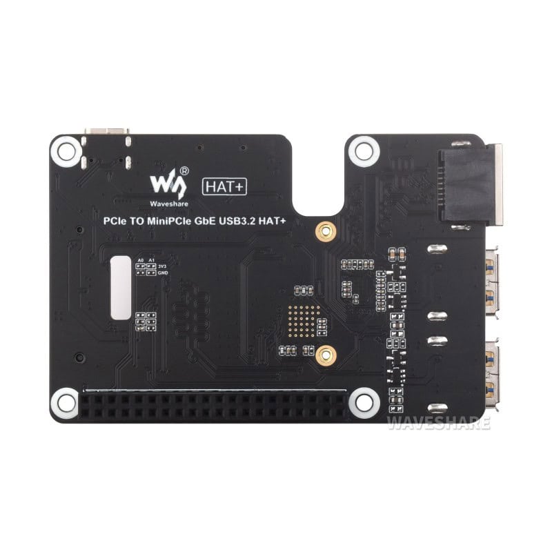 PCIe TO MiniPCIe GbE USB3.2 HAT+