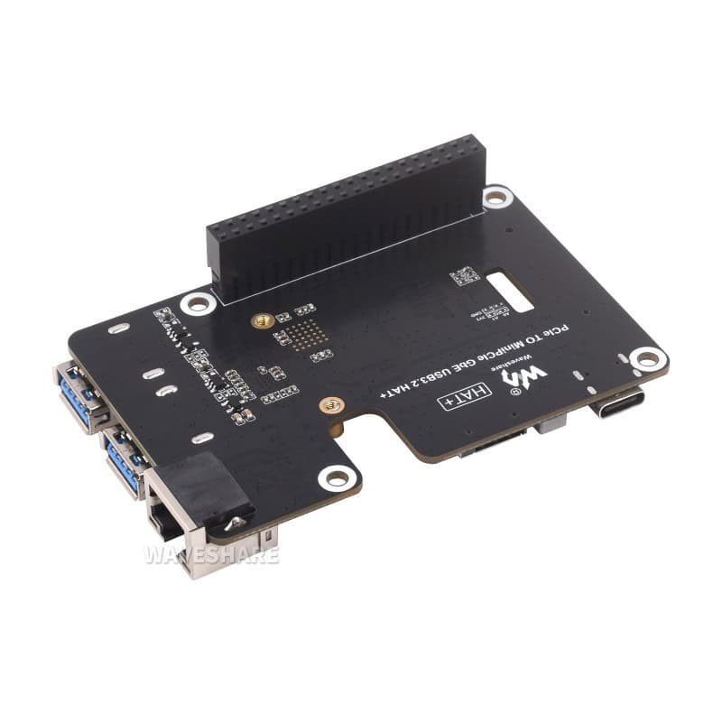 PCIe TO MiniPCIe GbE USB3.2 HAT+