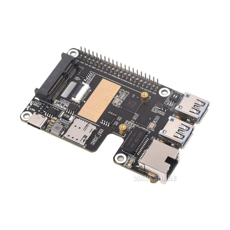 PCIe TO MiniPCIe GbE USB3.2 HAT+