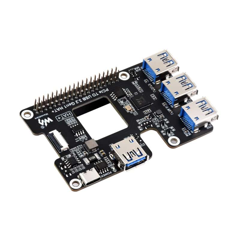 PCIe TO USB 3.2 Gen1 HAT+