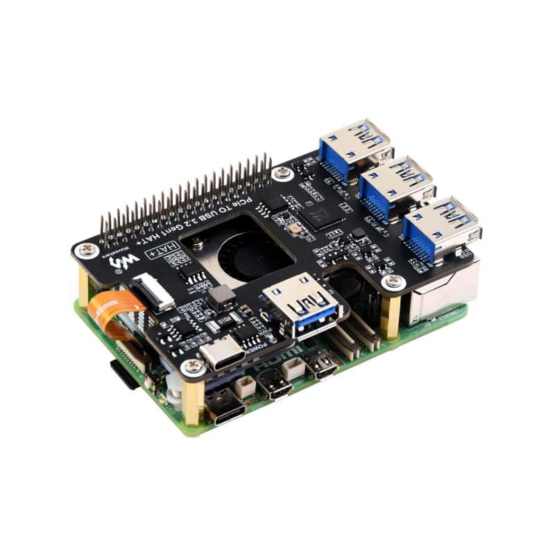 PCIe TO USB 3.2 Gen1 HAT+