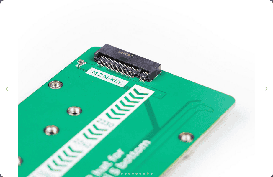PCIe to M.2 hat for Raspberry Pi 5