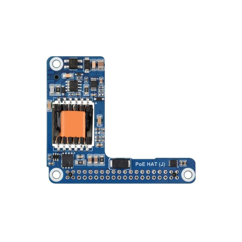 POE HAT (J) za Raspberry Pi 5 / CM 5, 5V / 5A, Isolated switched-mode PSU