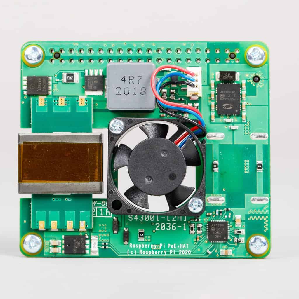 Raspberry Pi PoE+ HAT
