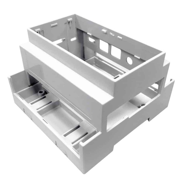 Raspberry Pi 4 DIN RAIL, sivo --
