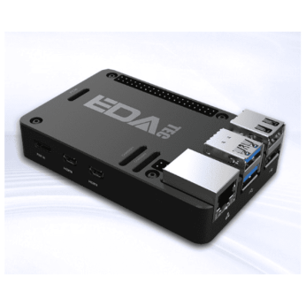Pi5 Passive Cooling CNC Box, black