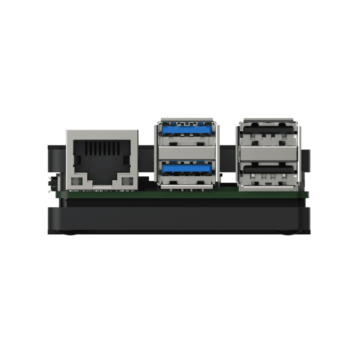Pi5 Passive Cooling Open CNC Case, black