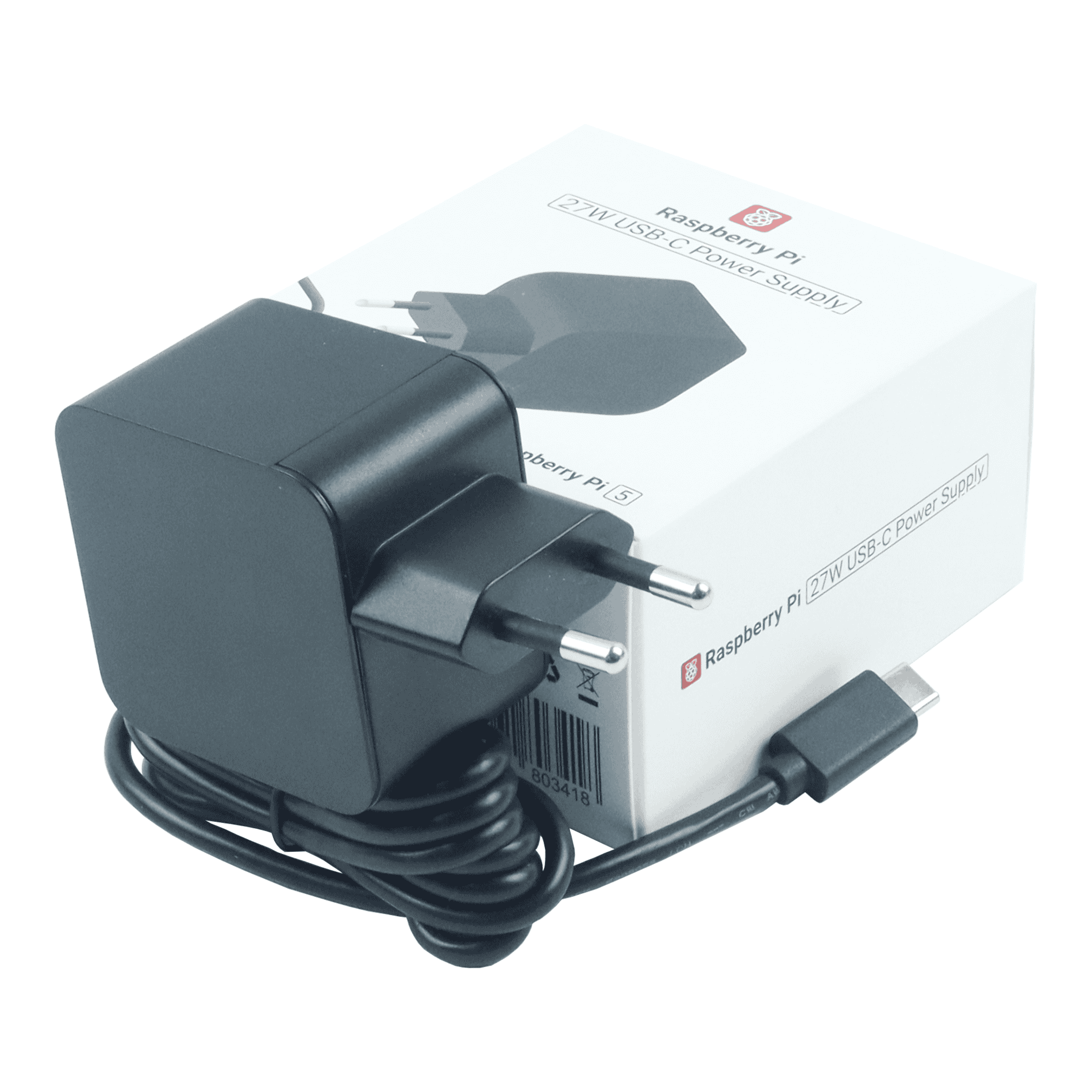 SC1157 POWER SUPPLY, USB-C, 27W 5.1V, 5A, BLACK