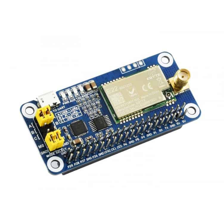 SX1262 LoRa HAT for Raspberry Pi, 868MHz Frequency Band, for Europe