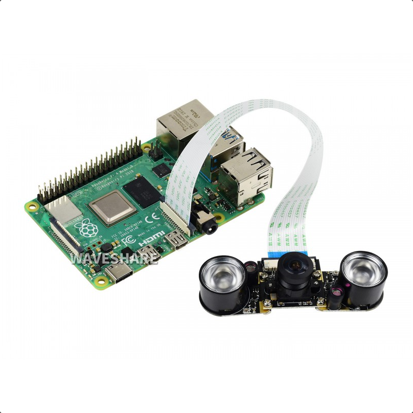 Raspberry Pi kamera, (H), fisheye sočivo, noć i dan --
