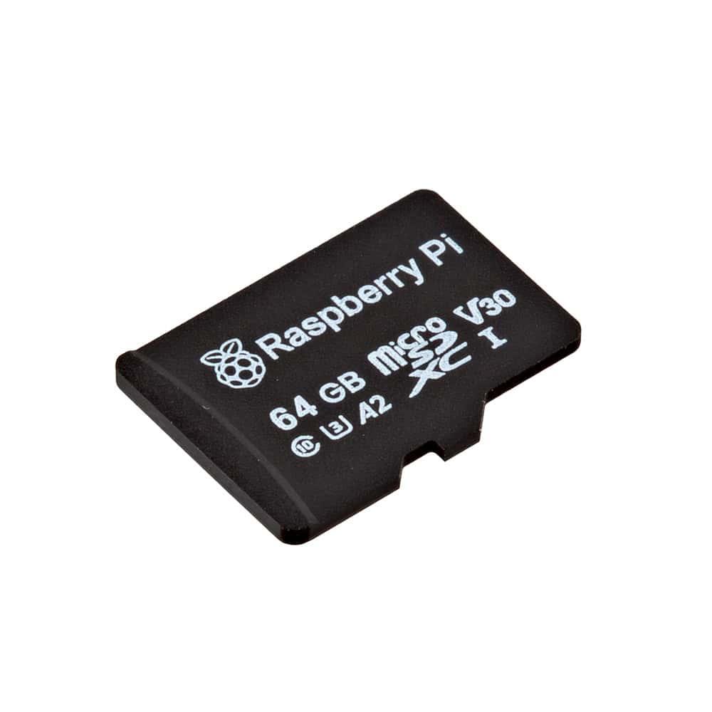PI OS - 64GB MICROSDXC CARD, 64GB, RPI 4/5 BOARD