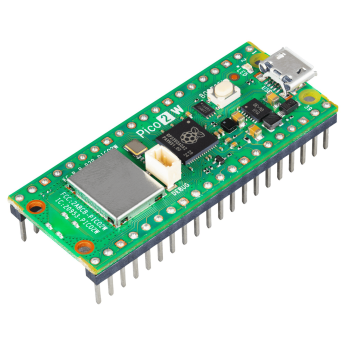 SC1634 RPI PICO 2W BRD, 520KB, 150MHZ, W/HEADER