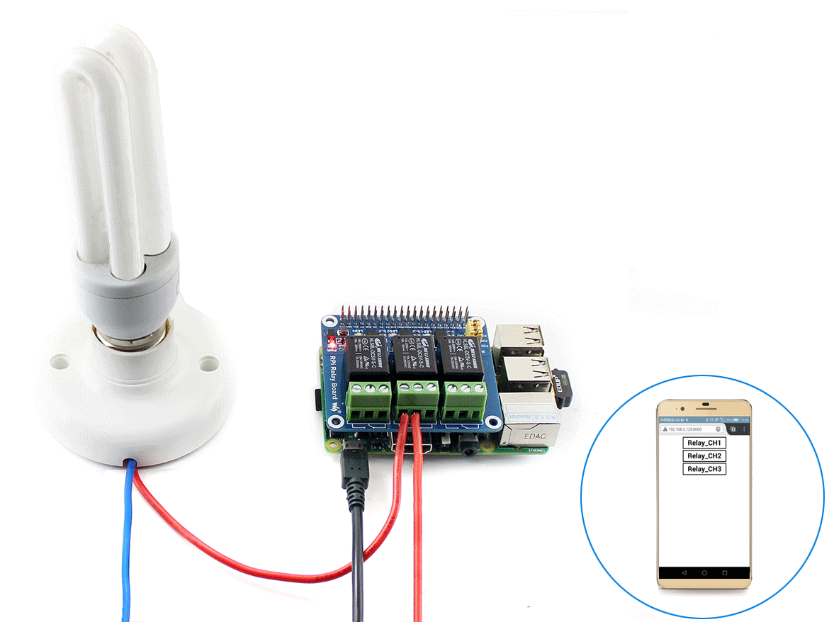 Raspberry Pi rele ploča