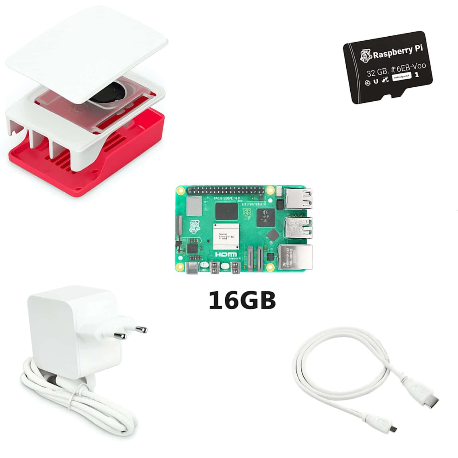 RPi 5 16GB komplet / KIT, oficijelni