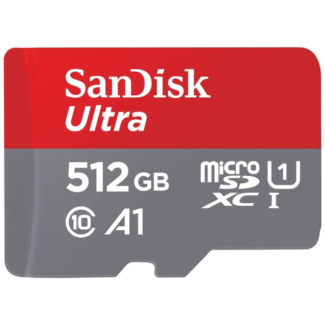 SanDisk SDXC 512GB Ultra Mic.150MB/s A1Class10 UHS-I +Adap