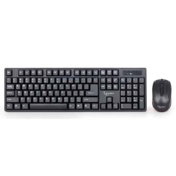 KBS-W-01 2.4 GHz Slim Bezicni mis + tastatura US layout black