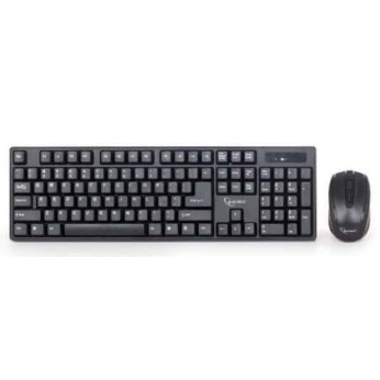 KBS-W-01 2.4 GHz Slim Bezicni mis + tastatura US layout black