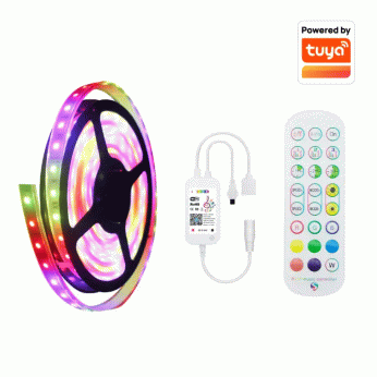 Smart RGB LED traka sa daljincem, Tuya, 5m